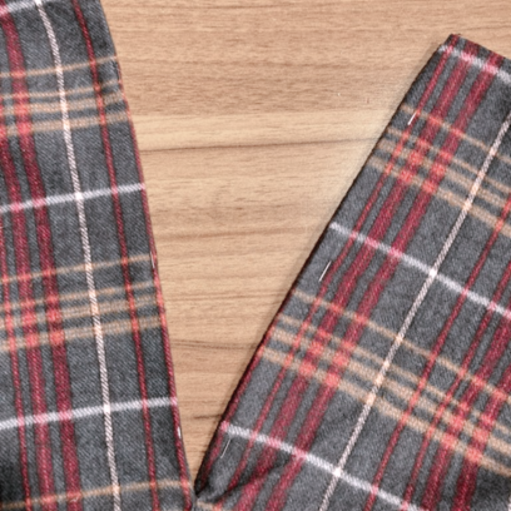 Abb. 2 - Rechte und linke Seite bügeln